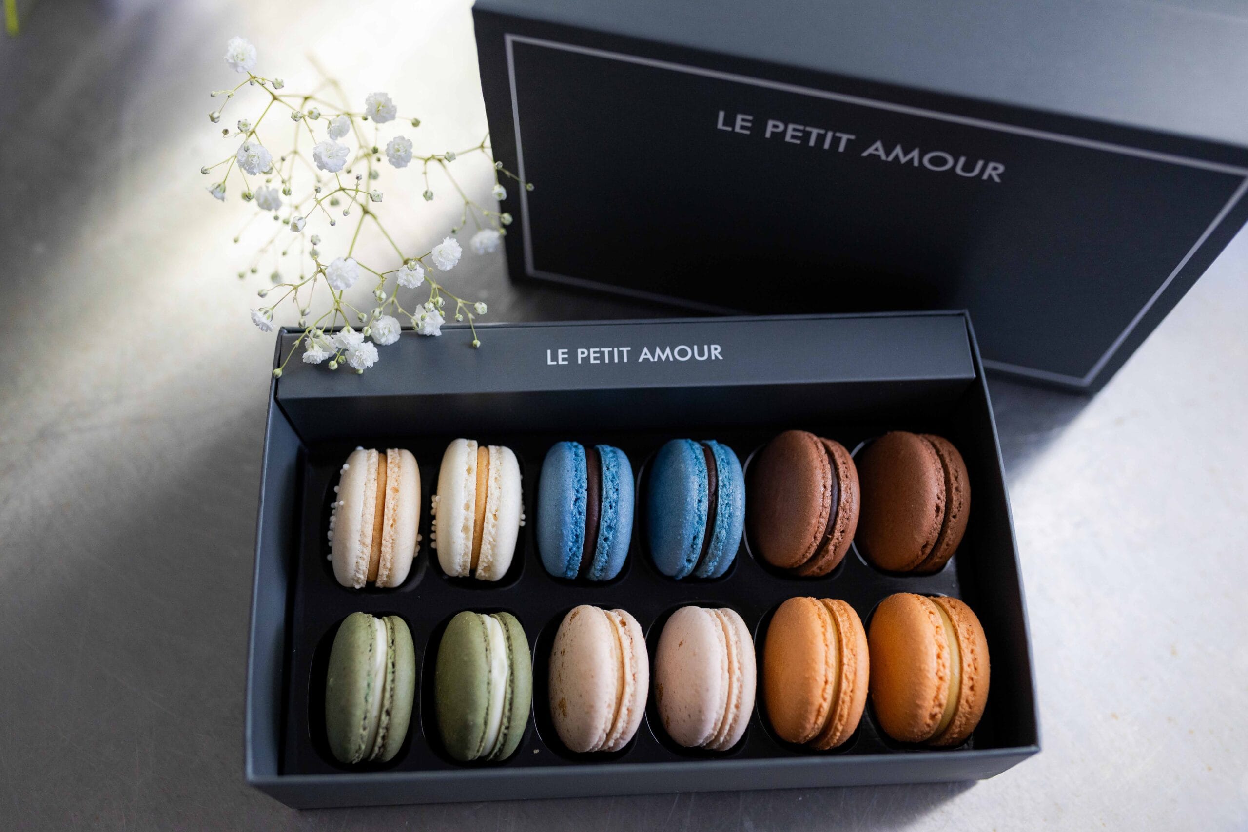 Artisan Macaron Box 12-Pack by Hidden Door Floral Studio